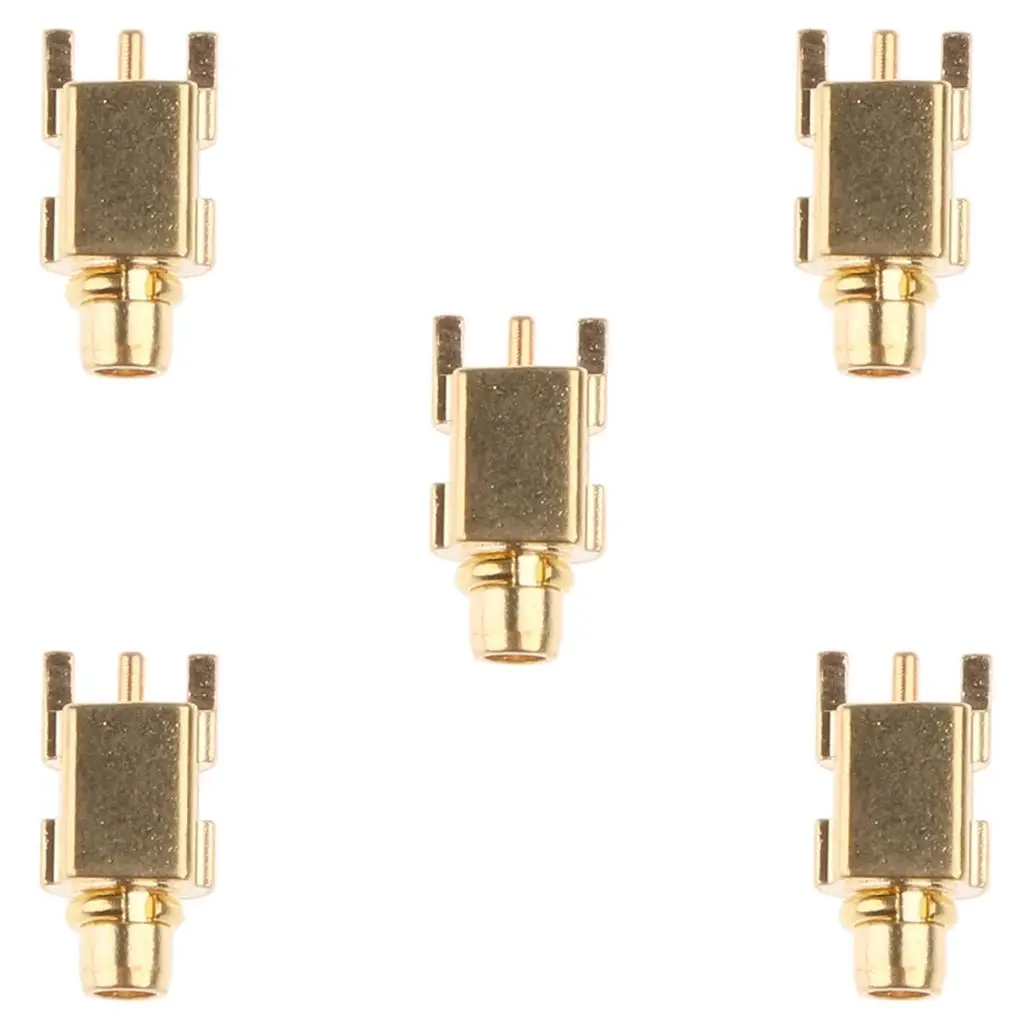 5pcs Connector 8mm Replacement Part Earpiece Copper Headset