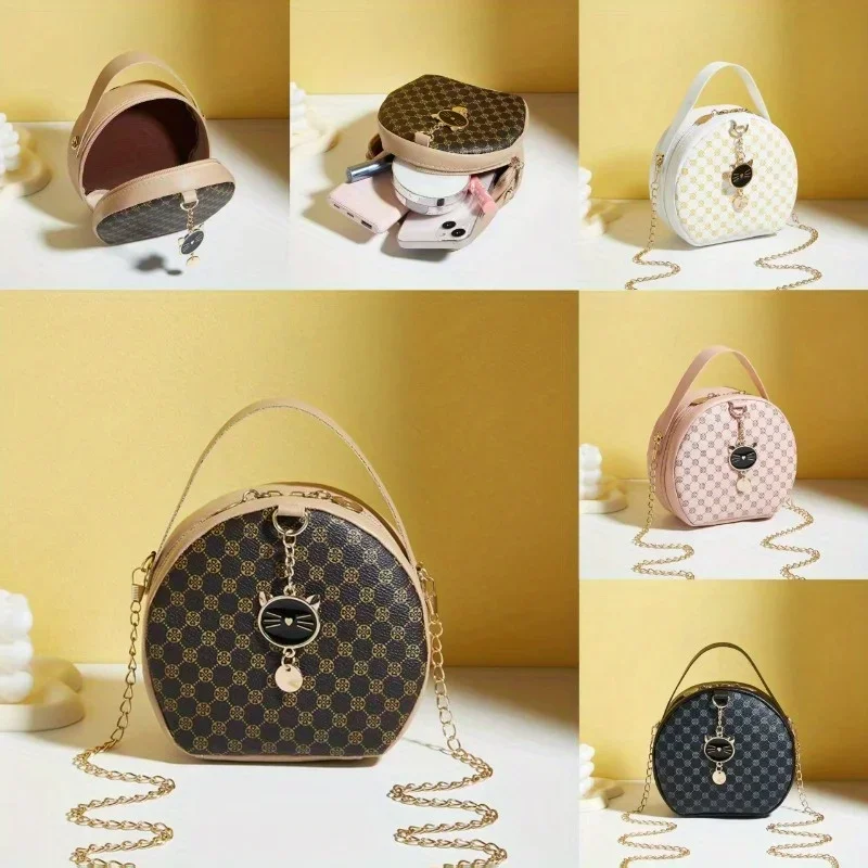 

Temperament versatile shoulder messenger bag daily travel luxury temperament shoulder women's bag versatile classic chain handba