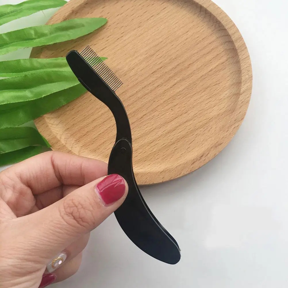 

Набор из 6 складных расчесок для бровей и ресниц из нержавеющей стали, с удобной ручкой, для салонов и домашнего использования, инструмент для макияжа