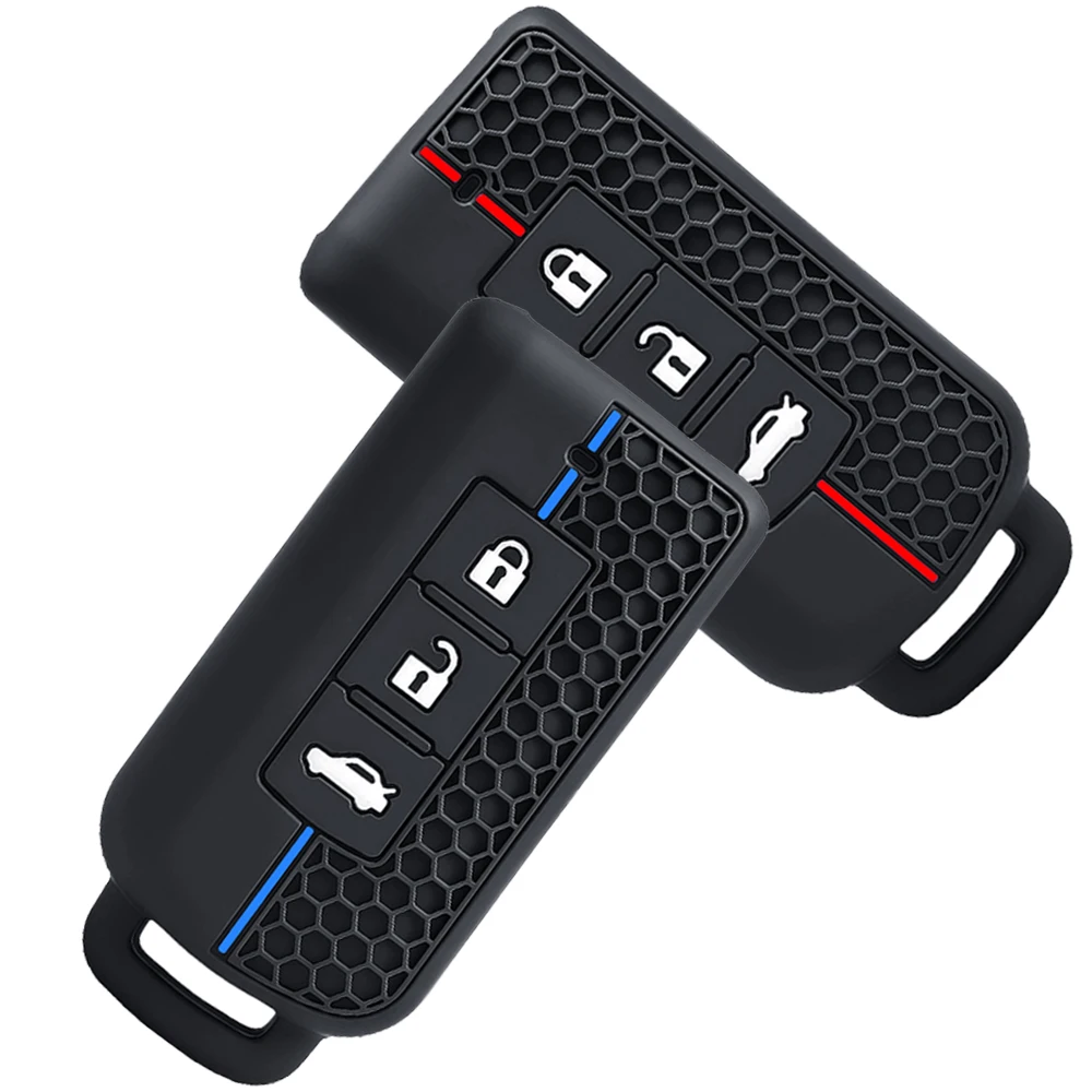 2026 1PCS Silicone Car Key Case Cover For Mitsubishi Outlander Xpander Triton ASX LANCER Pajero Sport 3 2020G Eclipse Cross L200