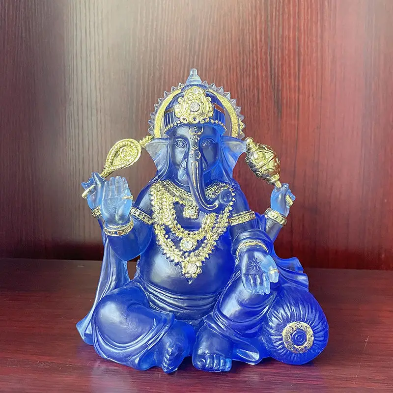 

Статуэтка слона-бога удачи, Будда, для зала, винтажное изделие ручной работы