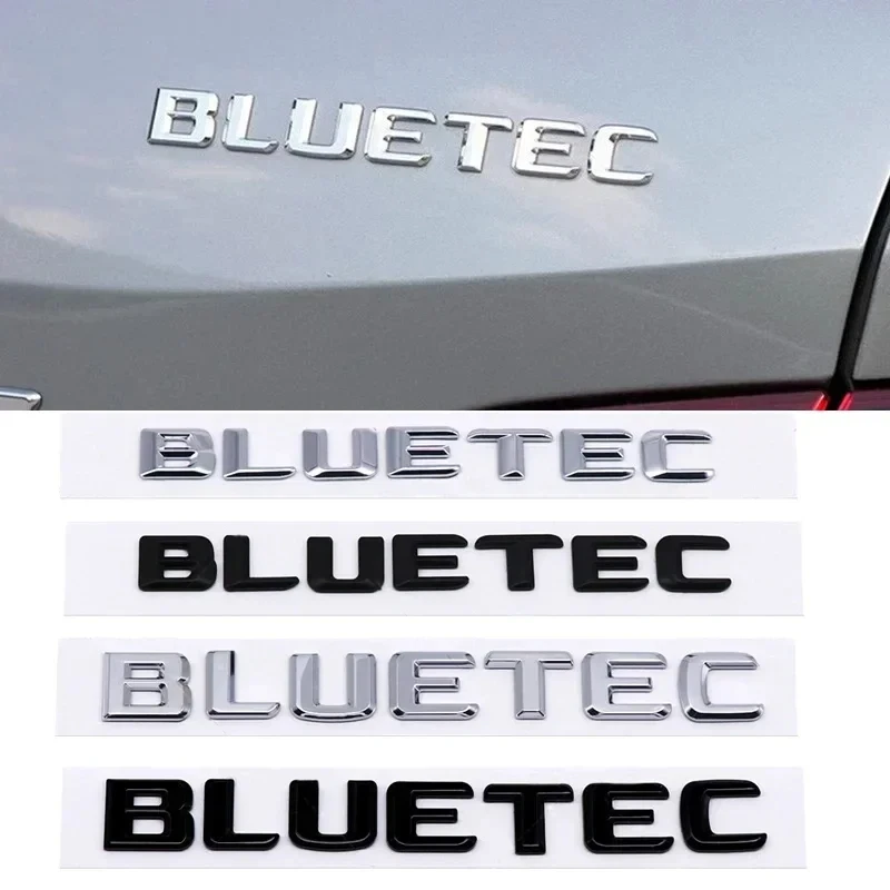 

ABS Car Rear Trunk Emblem Badge Stickers Styling For Mercedes Benz BLUETEC W213 W212 W204 W205 W176 W164 CLK G63 GLA S300 A180
