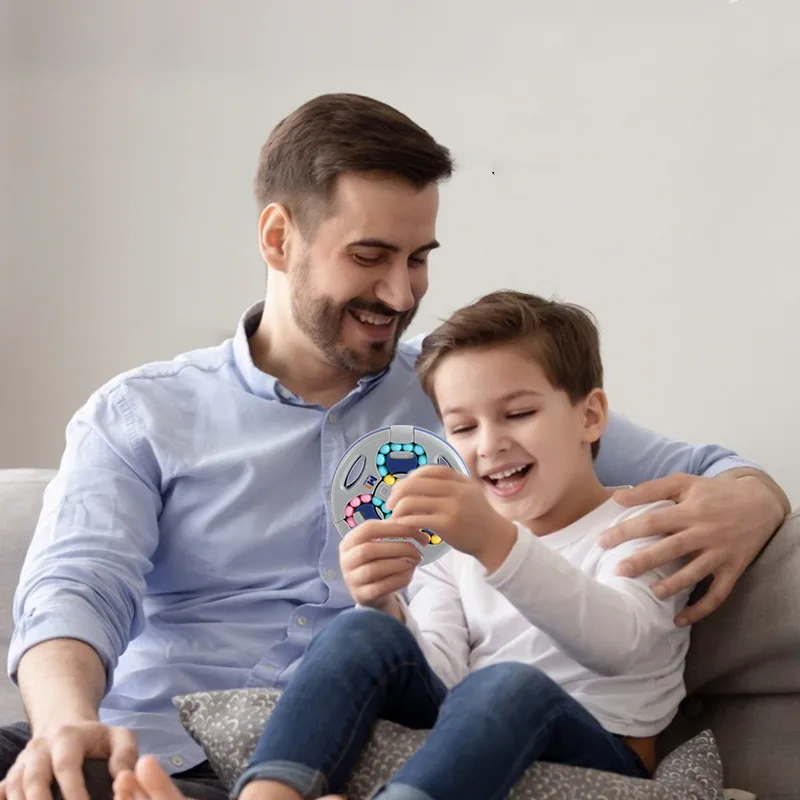 マジックビーン インテリジェンス ジャイロ 指先回転おもちゃ - ストレス解消 楽しいプロフェッショナルなスムーズな指先パズルゲーム 子供向け