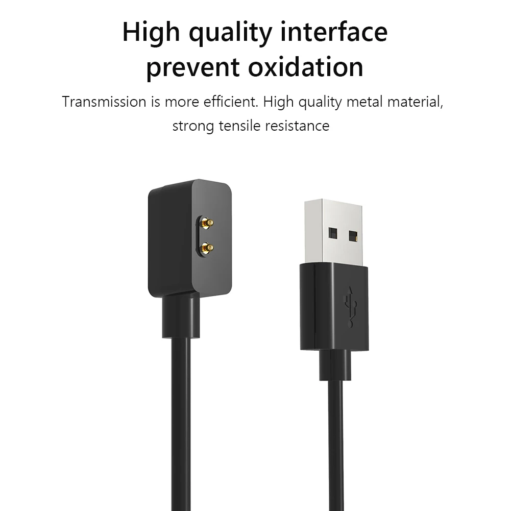Kabel Pengisi Daya Magnetik USB Pengganti Kabel Pengisi Daya 50/100CM untuk Smartwatch Pengisian Cepat 5V 1A untuk Mi Band 7 Pro