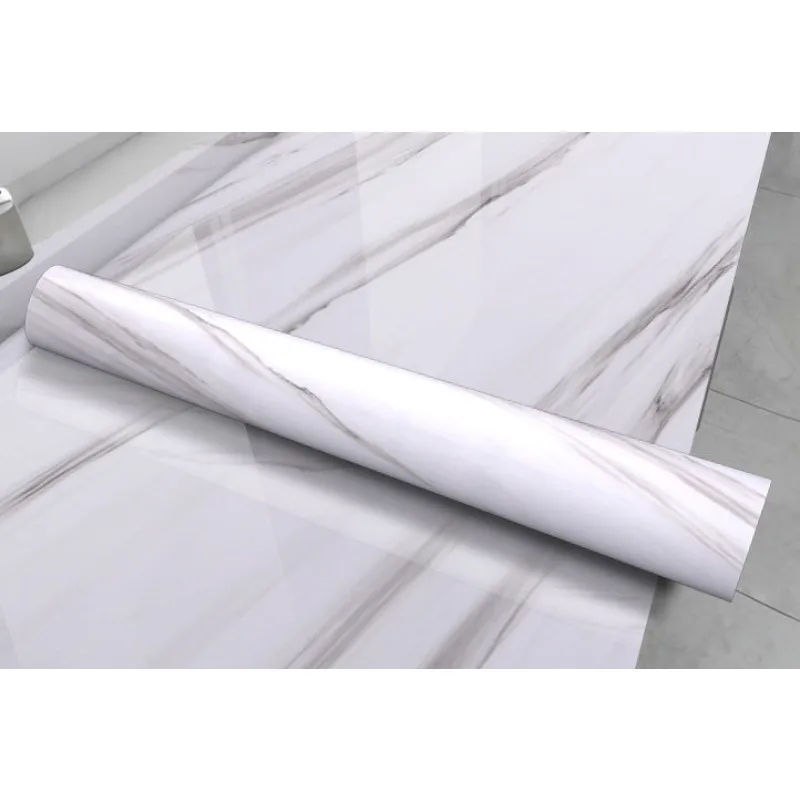 Marble pattern self-adhesive wallpaper, stove cabinet film, kitchen oil-proof sticker