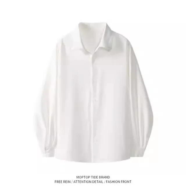 

Ice Silk Long Sleeve Men's Shirt Draping Thin Style Anti-Wrinkle Sun Protection Outerwear Casual Youthful Polyester Fiber
