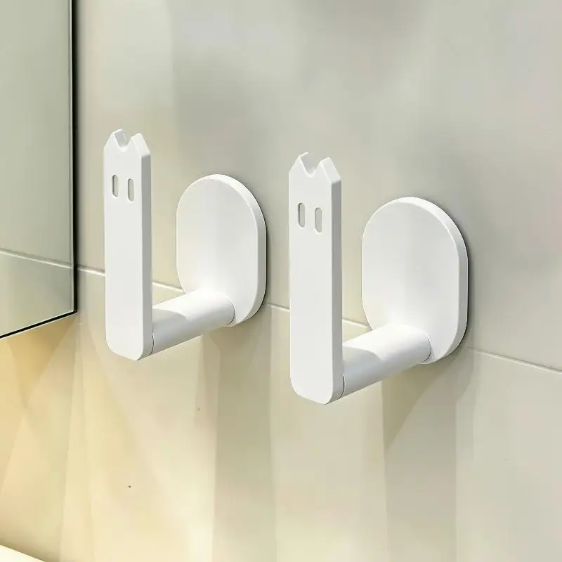 Adjustable Self Adhesive Wall Mounted Rack No Drilling Multi-Purpose Storage Shelf for Bathroom Toilet Kitchen Spice