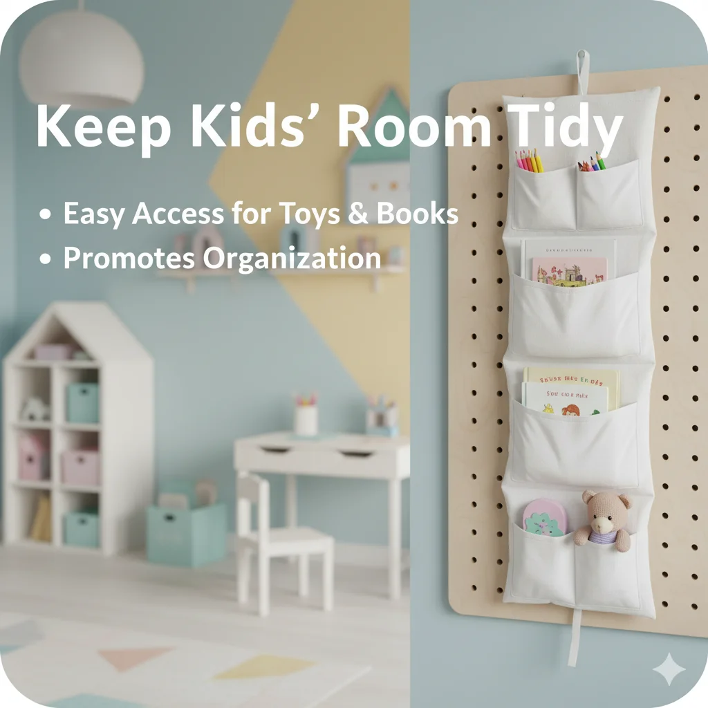 

Multifunctional Behind the Door Wardrobe Storage Bag Upper Hanging Bag Hanging Bede Wall Storage Bag Underwear Sundries Artifact