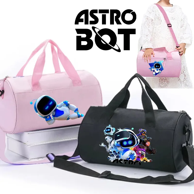 Astro Bot Children Travel Bag Game Peripherals Designer Handbag Sport Gym Dance Storage Coach Luggage Waterproof Duffel Bag Gift