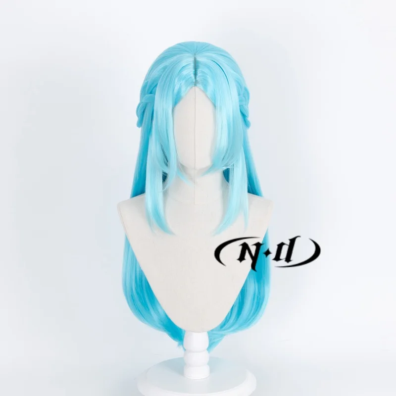 ND Princess Frost Cosplay Wigs Hairpiece Honor of Kings Cosplay Hair Wigs Heat Resistant Synthetic for Women Costume Theme Party