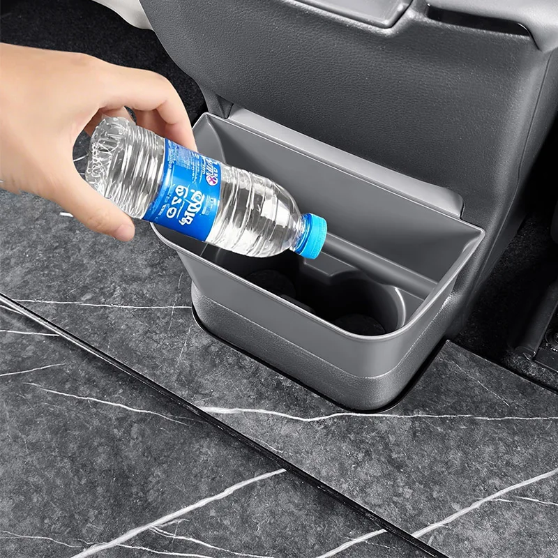 For Toyota Sienna XL40 2021 2023 2024 2025 Multi functional garbage bin behind the armrest box vehicle mounted garbage bin view 3