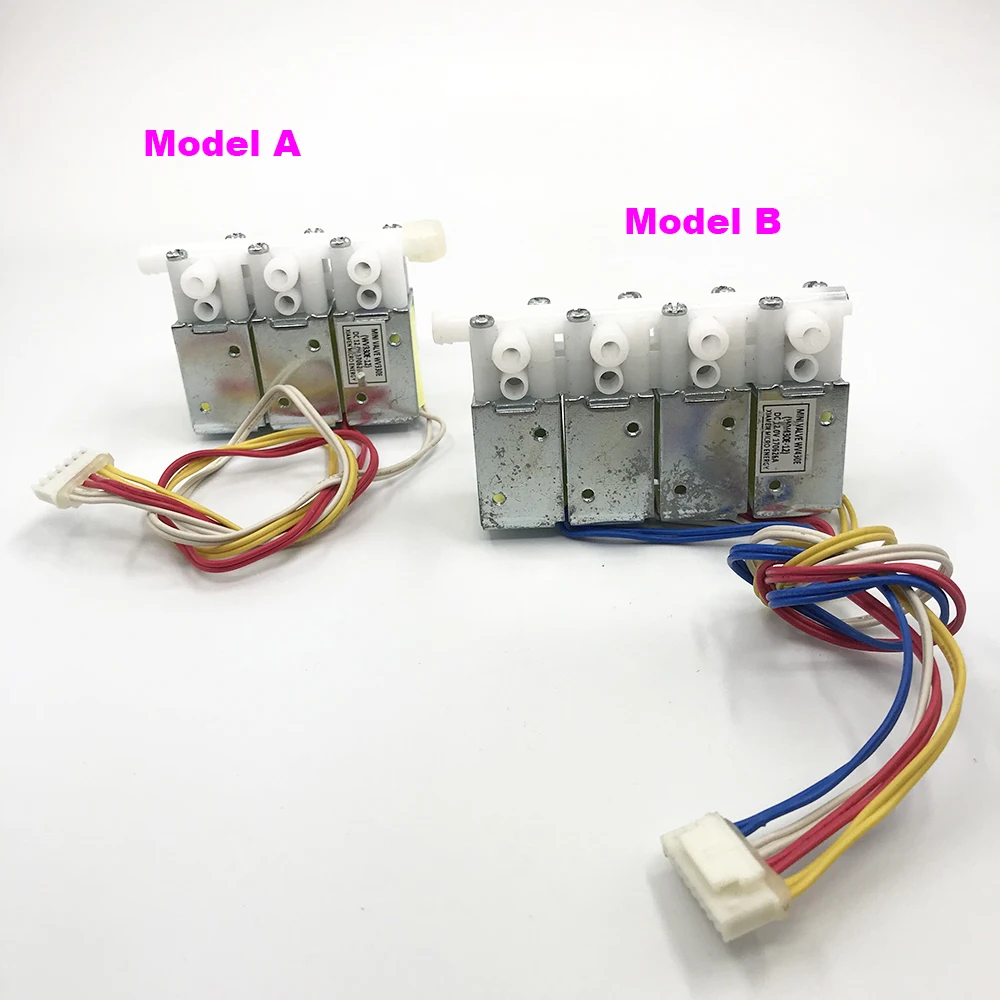 

Micro DC12V Normally Closed Air Valve 3-way/4-way Parallel Solenoid Valve Independently Controlled for Massage Chair Car Chair