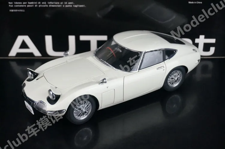 Autoart 1:18 2000GT White JDM Simulation Limited Edition All Open Alloy Metal Static Car Model Toy Gift