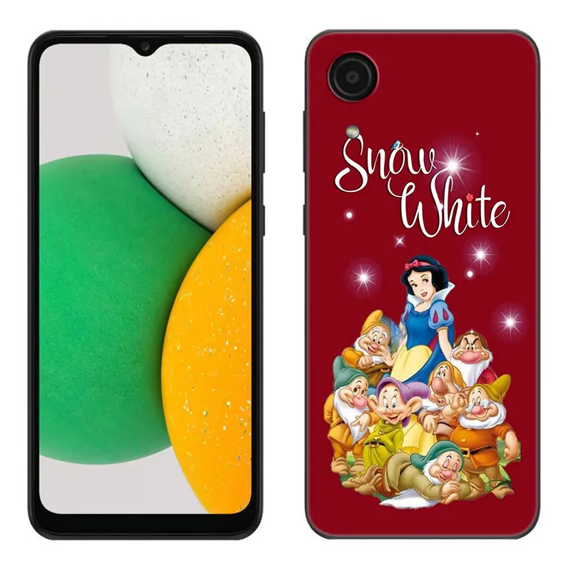 Princess Snow White Phone Case For Samsung Galaxy A01 Core A04E A04S A05S M04 4G A02 A03 A10 M40 S A06 A10E M10 M11 M12 M22 M42