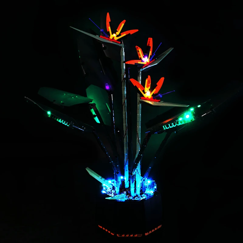 RC DIY LED Light Kit For LEGO 10289 Bird of Paradise Bouquet Building Block Gift（Only LED Light,Without Blocks Model）