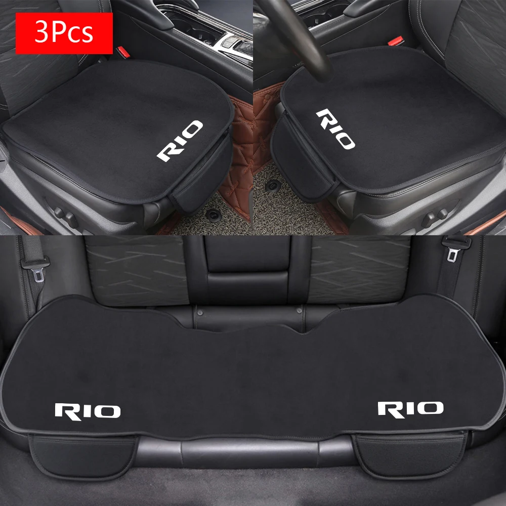 

3pcs/set Car Seat Cushion Protection Pad Non-slip Cover For Kia Rio 3 4 2 5 Auto Interior Accessories