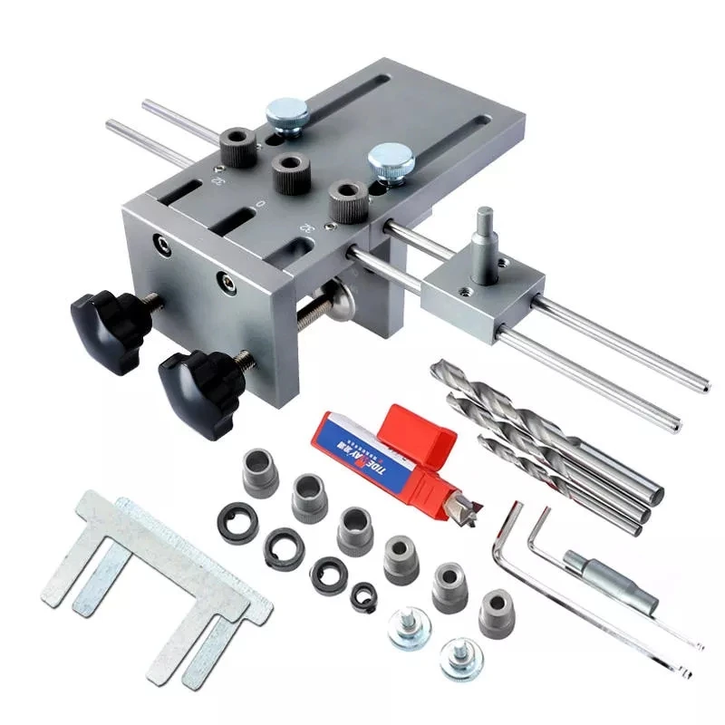 

Allsome 3 in 1 Dowelling Jig Master Kit Self-Centering Dowel Jig Drilling Guide Set