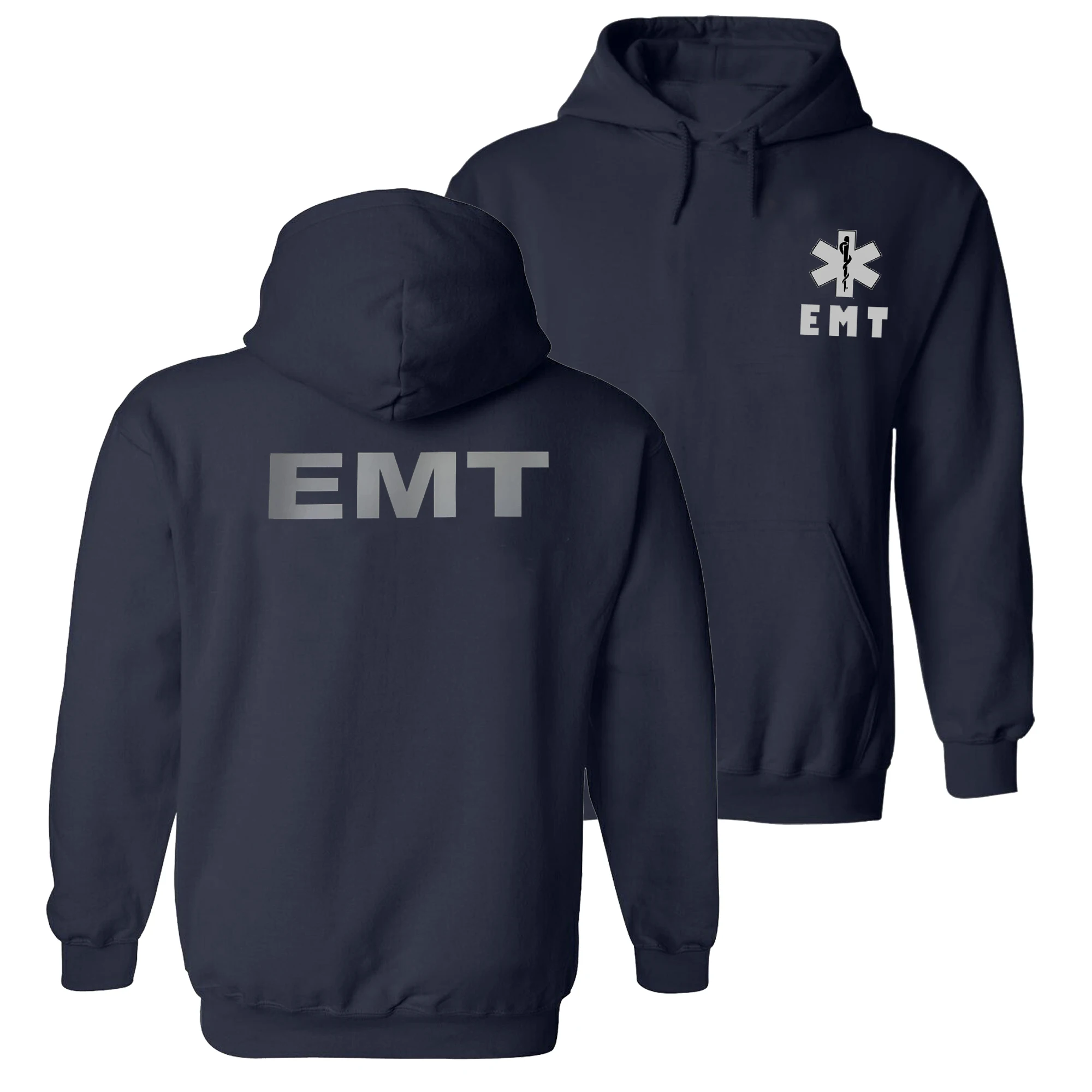 EMT Star of Life Medical Paramedic First Responder Unisex Pullover Hoodie New 100% Cotton Comfortable Casual Mens Sweatshirts