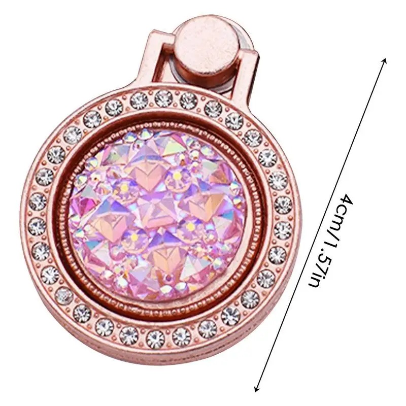 Luxury Diamond Phone Holder Rhinestone Mobile Phone Stand Universal Fashion Finger Ring Holder For IPhone ForSamsung