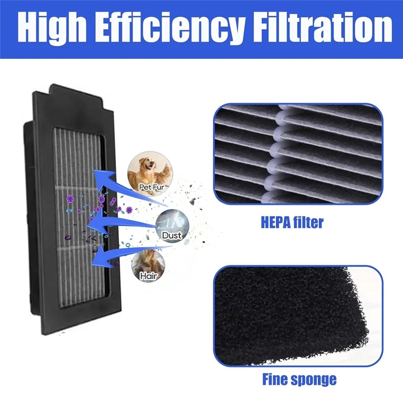 AC39-For Ecovacs Deebot T50 Max/T50 Pro/T50 Omni/T50 Pro Omni/T50 Max Pro Omni Spare Parts Brush Filter Mop Cloth Dust Bag