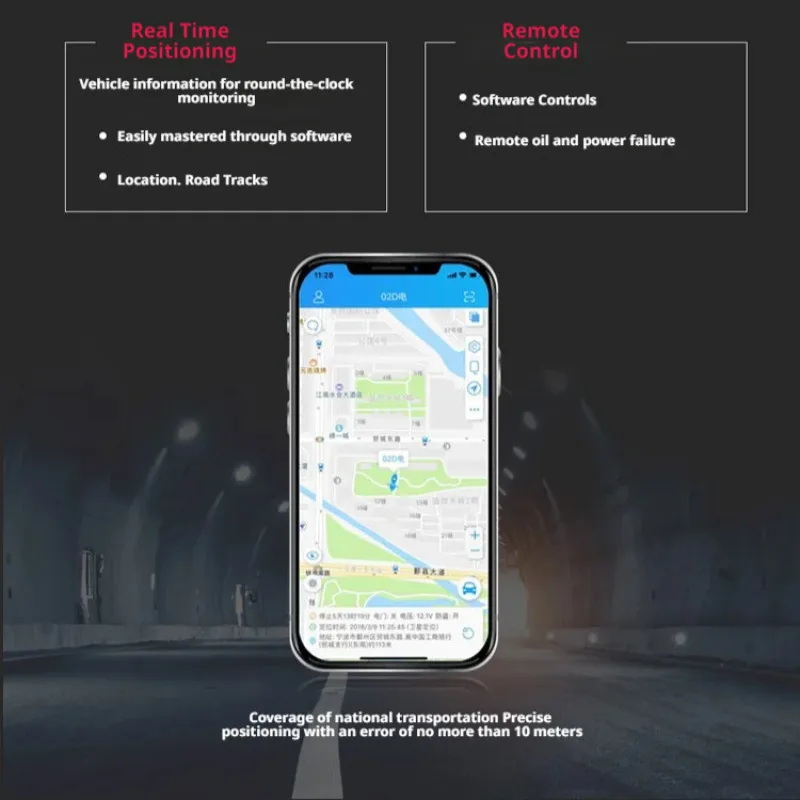 Multifunctional all-in-one ET02 wiring real-time GPS positioning battery car motorbike anti-theft tracking car tracker in-car