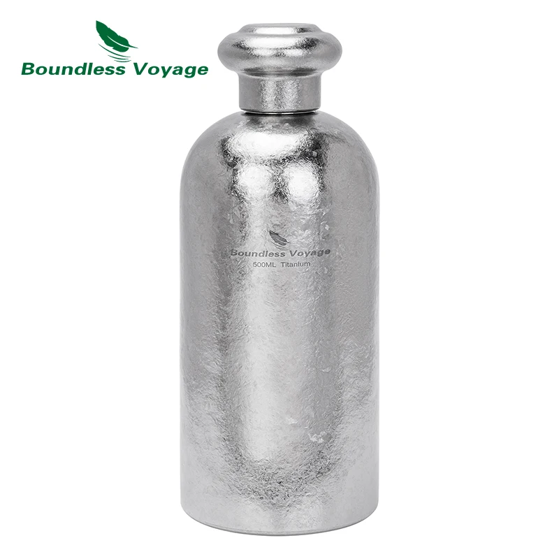 Boundless Voyage Titan-Weinflasche, Whisky-Trinkflaschen, auslaufsichere tragbare Flasche für Spirituosen für Outdoor und Reisen, TI3268A