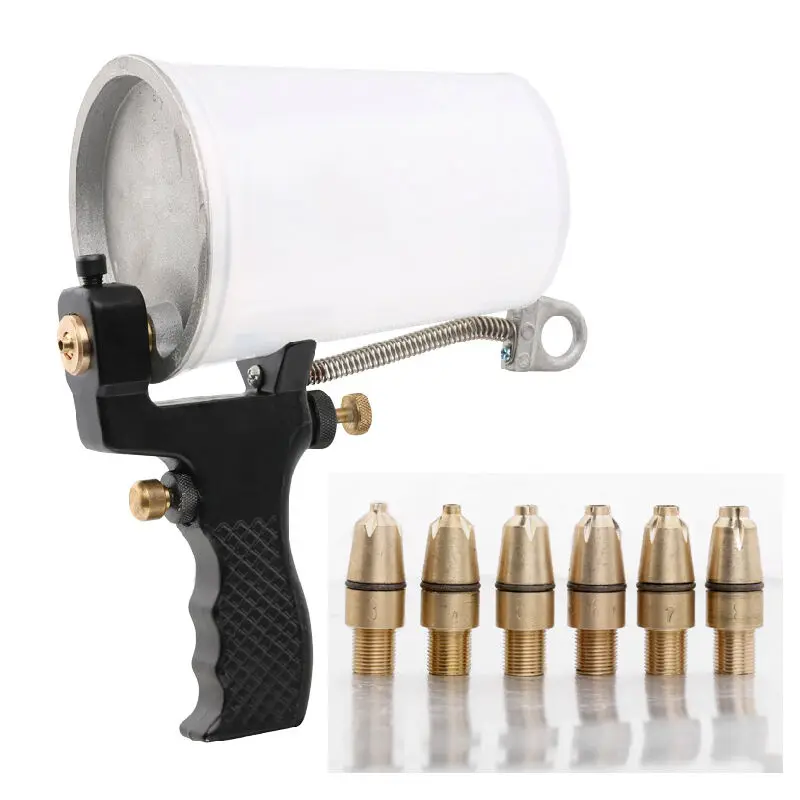 Gel coat Spray Gun Nozzles cup Copper sleeve Gelcoat Dump resin hand-held Spray Nozzles ES-100 Carbon Fiber Making DIY Tools