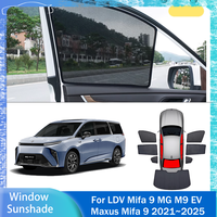 For LDV Mifa 9 MG M9 EV Maxus Mifa 9 2021~2025 Car Magnetic Mesh Privacy Sunshade Side Window Sun Shade Protection Accessories