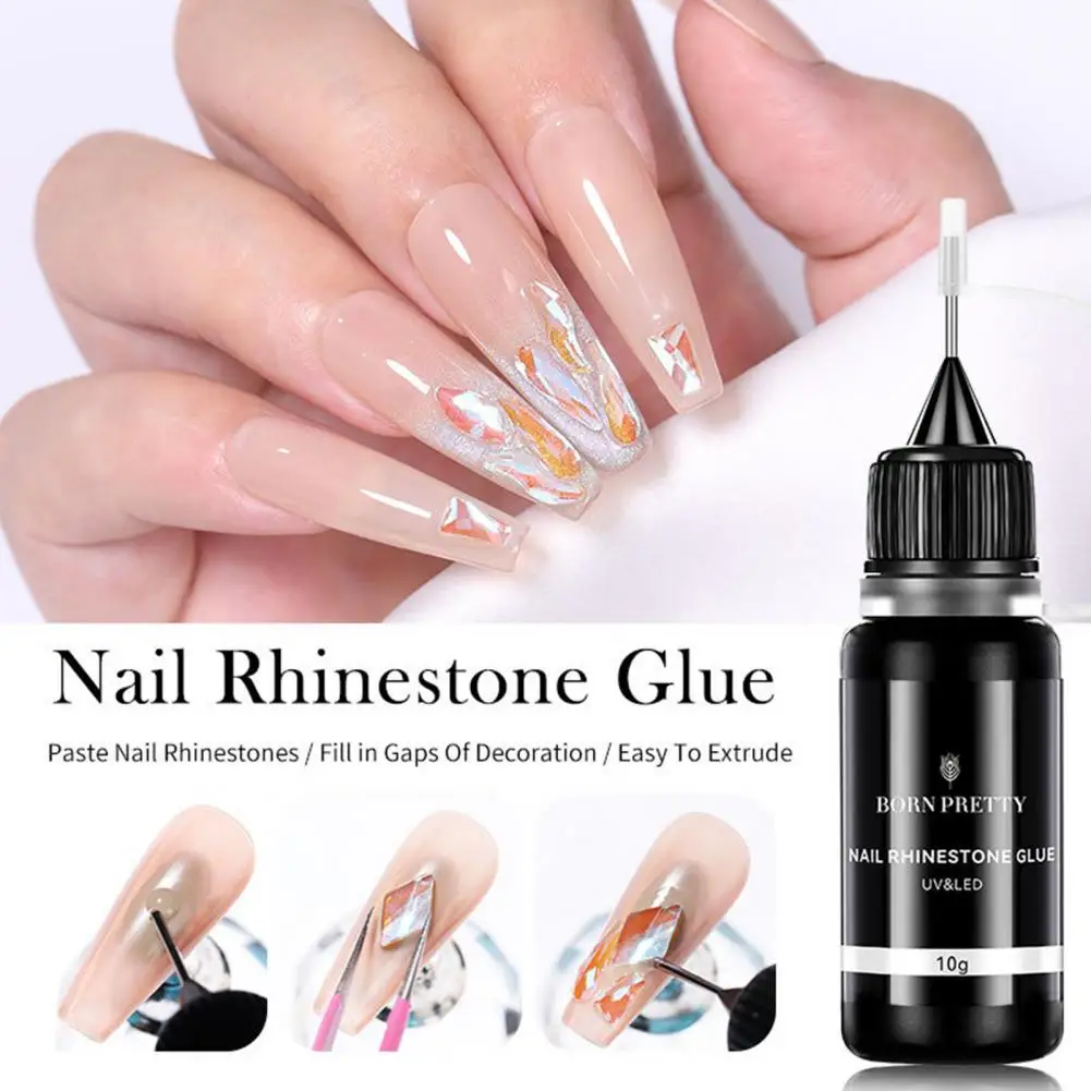 10ml Nail Edge Glue Premium Nail Edge Sealing Adhesive Portable Manicure Edge Glue  Nail Care Paste Gel for Lady