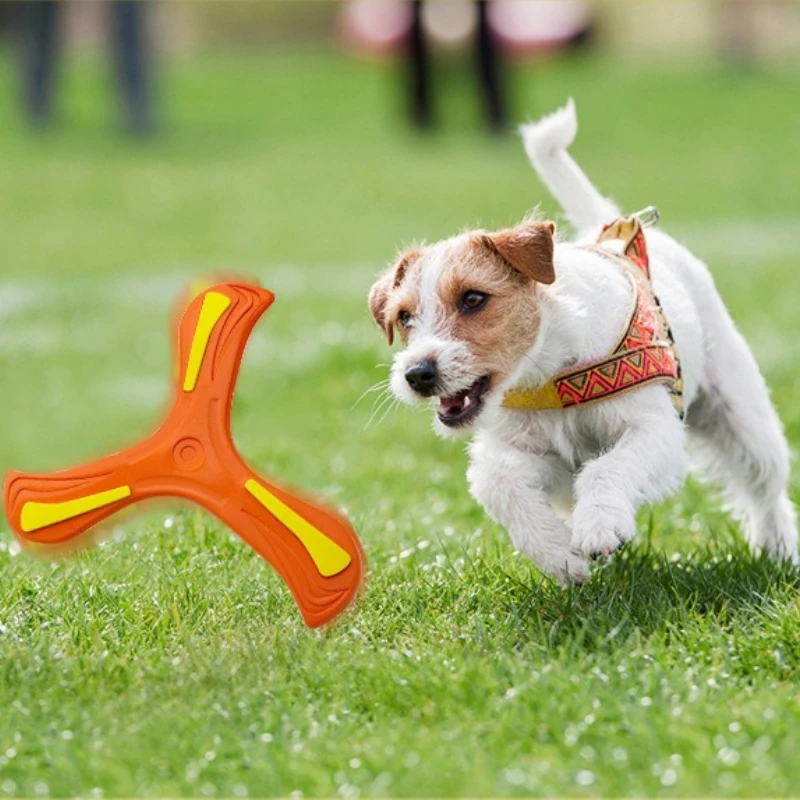 1PC Children Outdoor Flying Disc Games EVA Boy Hand-throwing Boomerang Adult-kids Interactive Sports Toys for Decompression Gift