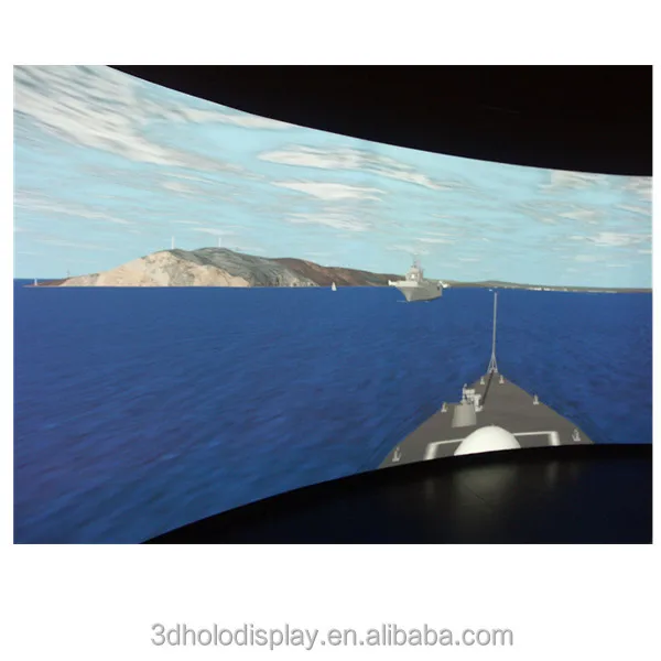 Customized 180 Degree Circular Projection Screen 180 Degree Simulator Curved Projection Screen with Different Field View (FOV)
