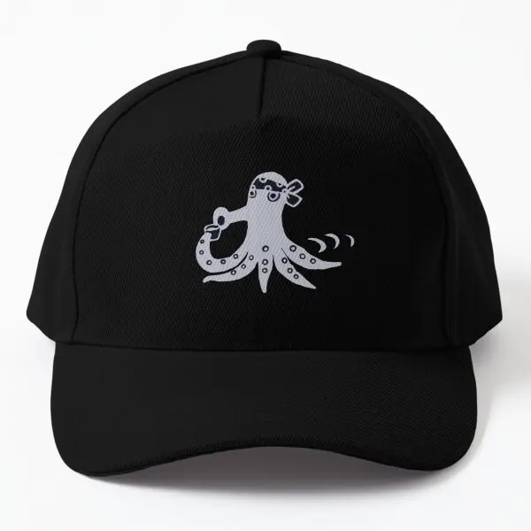 Drinking Busy Octopus  Baseball Cap Hat Bonnet  Solid Color Casual Sun Printed Outdoor Sport Summer Mens Casquette Snapback Fish