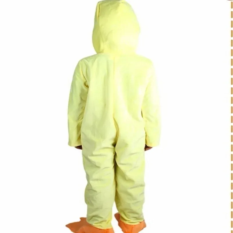 الأطفال زي مدرسي الحيوان بيجامة حفلة صبي فتاة الكرتون بطة سستة مقنعين السروال القصير الاطفال هالوين المرحلة زي A34764