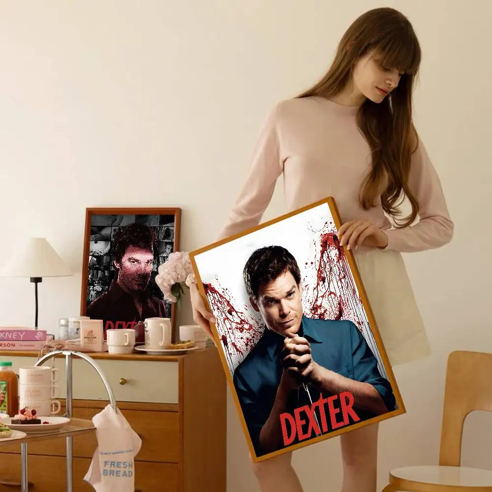 D-Dexter مايكل C.Hall الفيلم التلفزيوني الكلاسيكي ملصقات لاصقة غرفة خمر مقهى ديكور الشمال ديكور المنزل