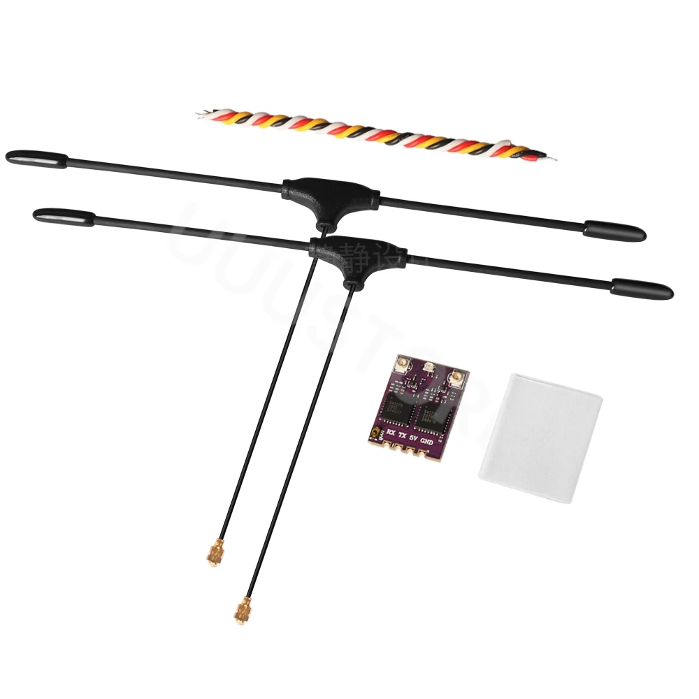 ES900 DUAL RX ELRS Diversity Receiver 915MHz / 868MHz Built-in TCXO for RC Airplane FPV Long Range Drones DIY Parts