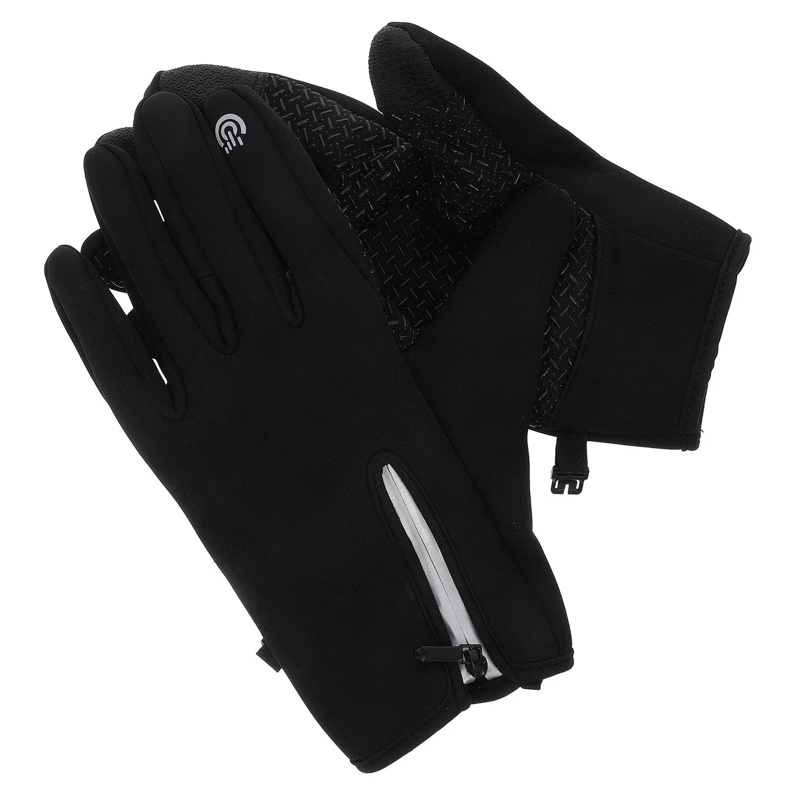 

1 пара мужских уличных водонепроницаемых теплых перчаток, дышащие ветрозащитные перчатки для фитнеса и верховой езды, сенсорные перчатки, противоскользящий чехол для рук для фитнеса