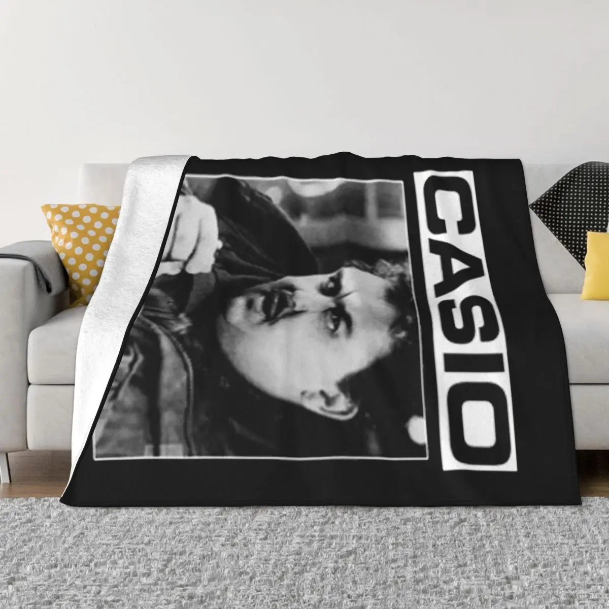 

John Candy Casio Blanket Soft Warm Flannel Throw Blanket Plush for Bed Living room Picnic Travel Home Sofa