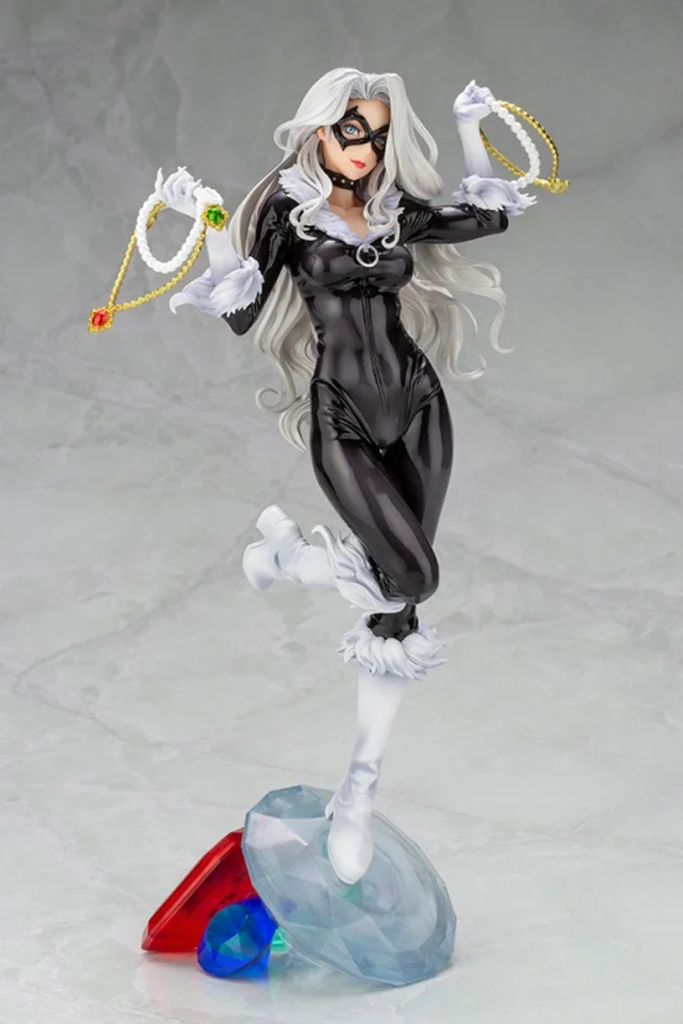 Kotobukiya Original BISHOUJO STATUE Marvel Superhero Felicia Hardy/Black Cat Action Figure Model Hobbies Collectibles Toys