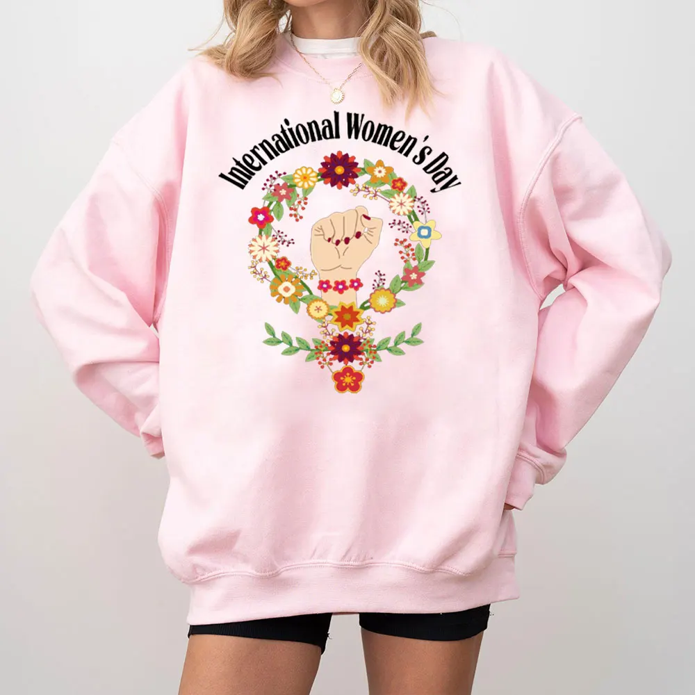 

International Women's Day 2025 Celebrates Women's Rights Sweater Women Day History Month Sweatshirt Women's Empowerment Sweater