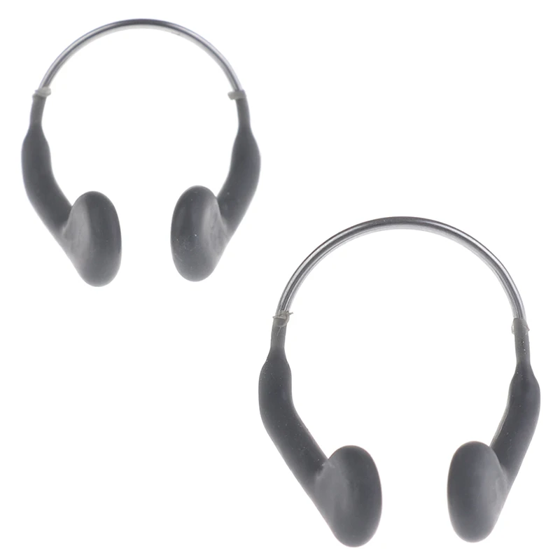 1 قطعة مشبك أنف سلكي مانع للانزلاق من السيليكون الناعم للسباحة والغوص والرياضات المائية