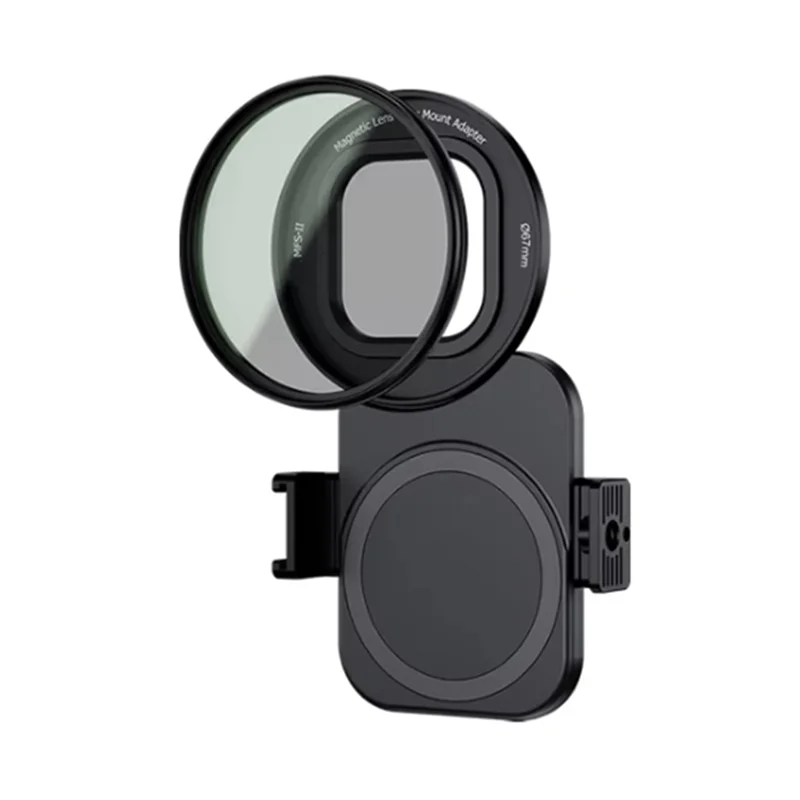 Kit adaptador de filtro de lente magnético de JABS-67Mm con filtro cpl y bolsa para iPhone 16 Pro Max Plus mejora tu fotografía móvil