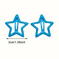 20/50Pcs Star-Shaped Alloy Hair Clips Elegant Retro Style Lightweight Hollow-Out Design Hair Accessories for Daily Wear Styling 4
