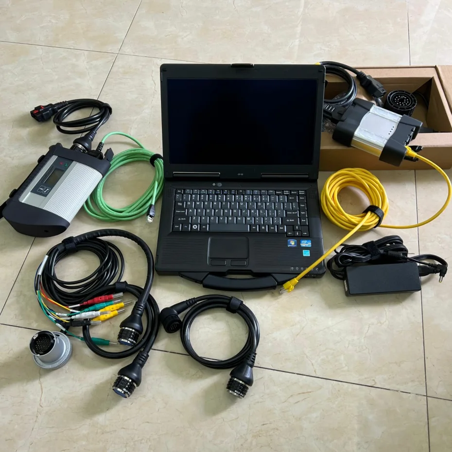 

CF53 Laptop i5CPU 8GB RAM Auto Diagnositc Tool Mb Sd C4 SD Connect4 ICOM NEXT A B C Scanner for BMW 2in1 2TB HDD Win10 System