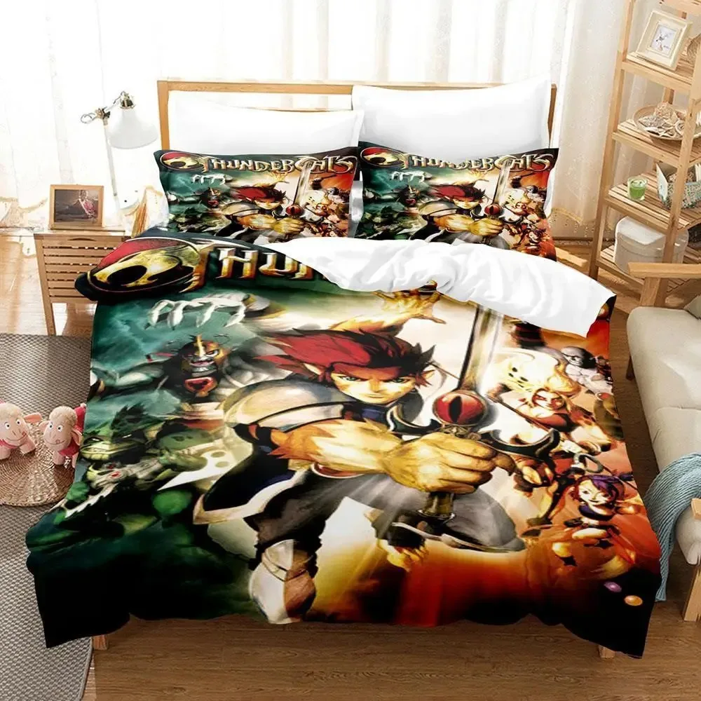 

3d Print Anime Thundercats Bedding Set Single Twin Full Queen King Size Bed Set Adult Kid Bedroom Duvet cover Sets Home Textiles