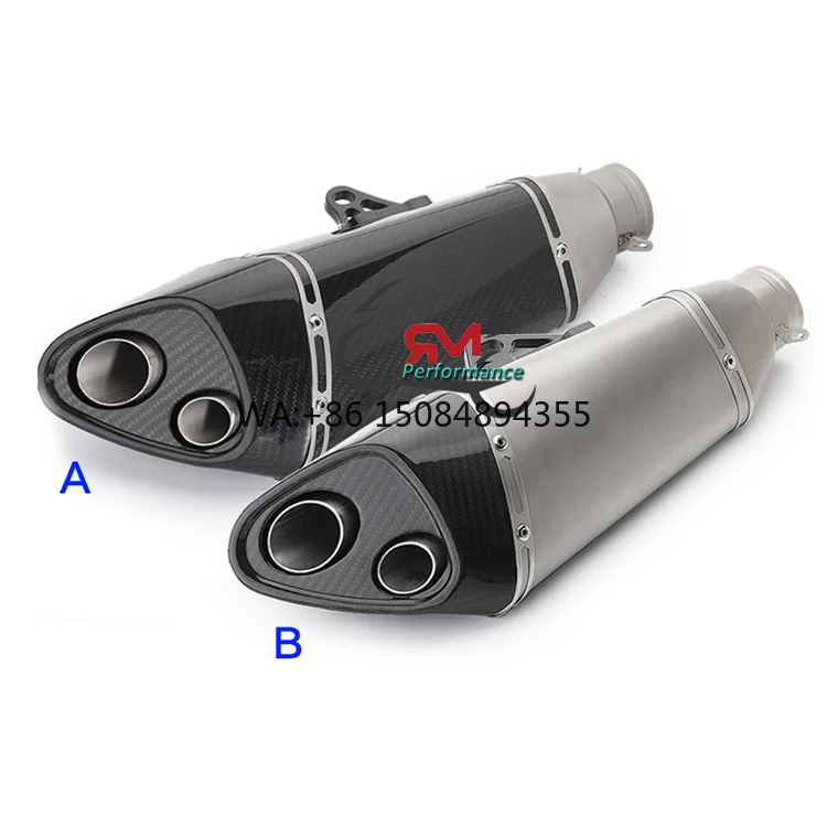 

Universal Motorcycle Exhaust for R11 Modified Exhaust Pipe Muffler MT-09 07 Ninja250 Z1000 S1000RR