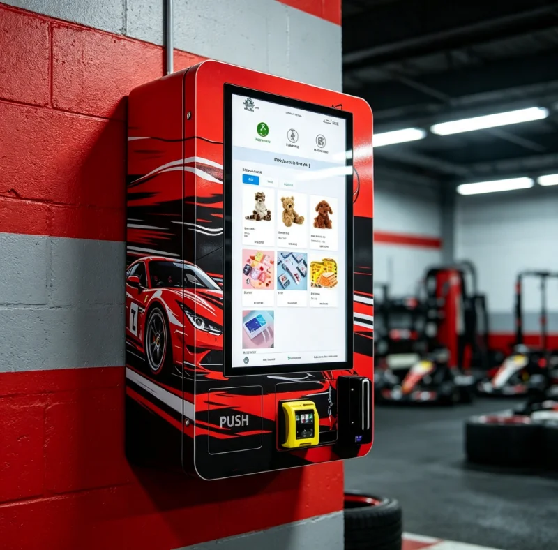 Factory Custom Mini Tobacco Vending Machine, Oversized Touch Screen, Supports Cash, Credit Card, QR Scan and Apple Pay