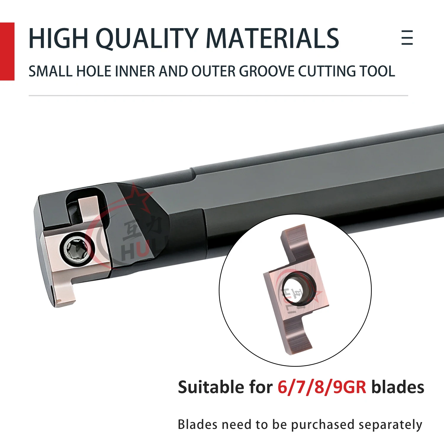 SNGR Series SNGR0806J06/08J07/10K08/12M09/16Q9 Numerical Control Lathe Small Hole Inner Hole Shallow Groove Cutting Tool Holder