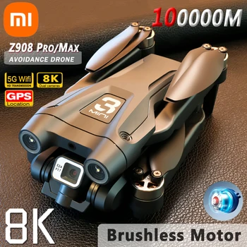 샤오미 Z908Pro Max 드론, 전문 8K 듀얼 HD 카메라, 항공 사진 항공기, WiFi GPS, 브러시리스 드론