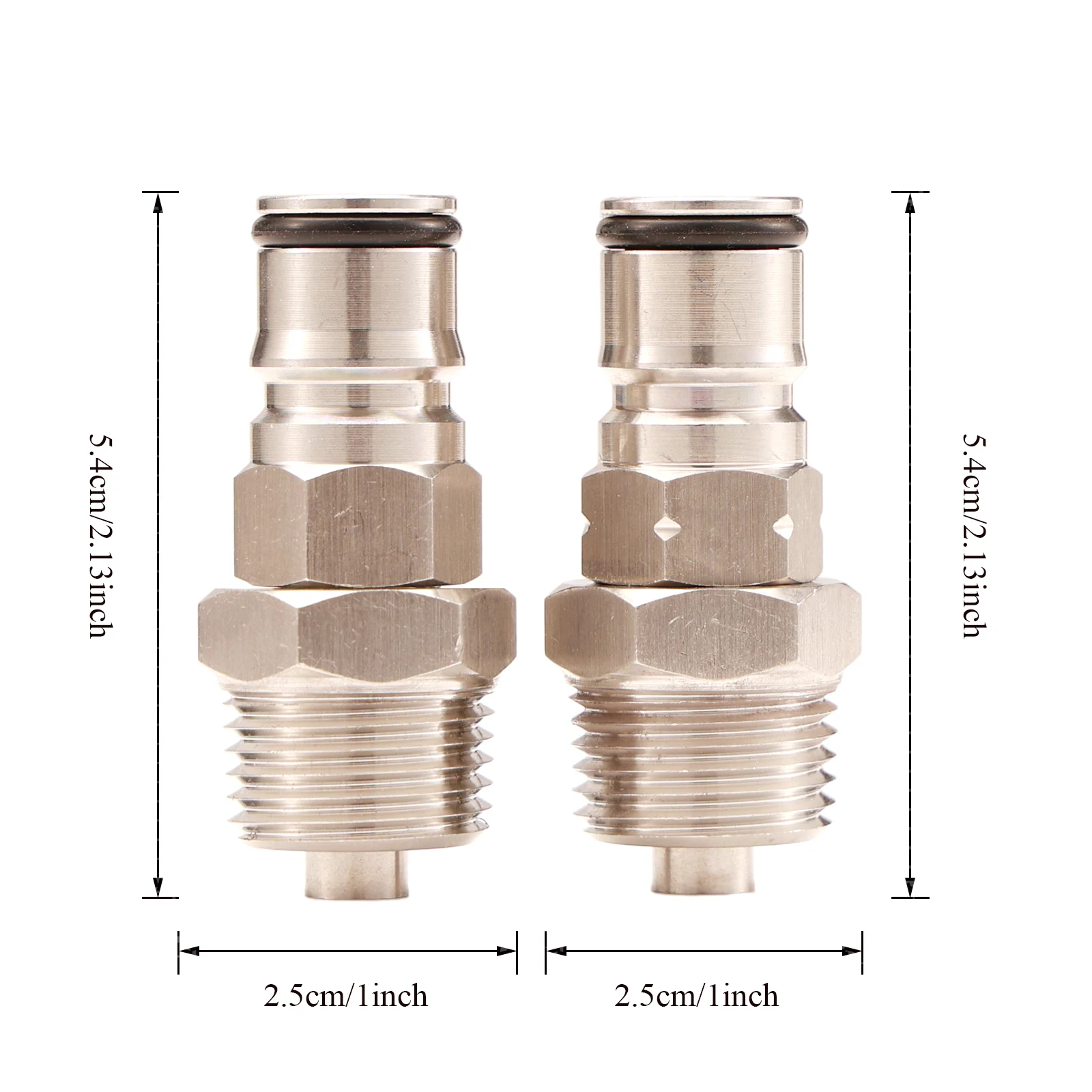 Homebrew 19/32-18 Ball Lock Post with 1/2\
