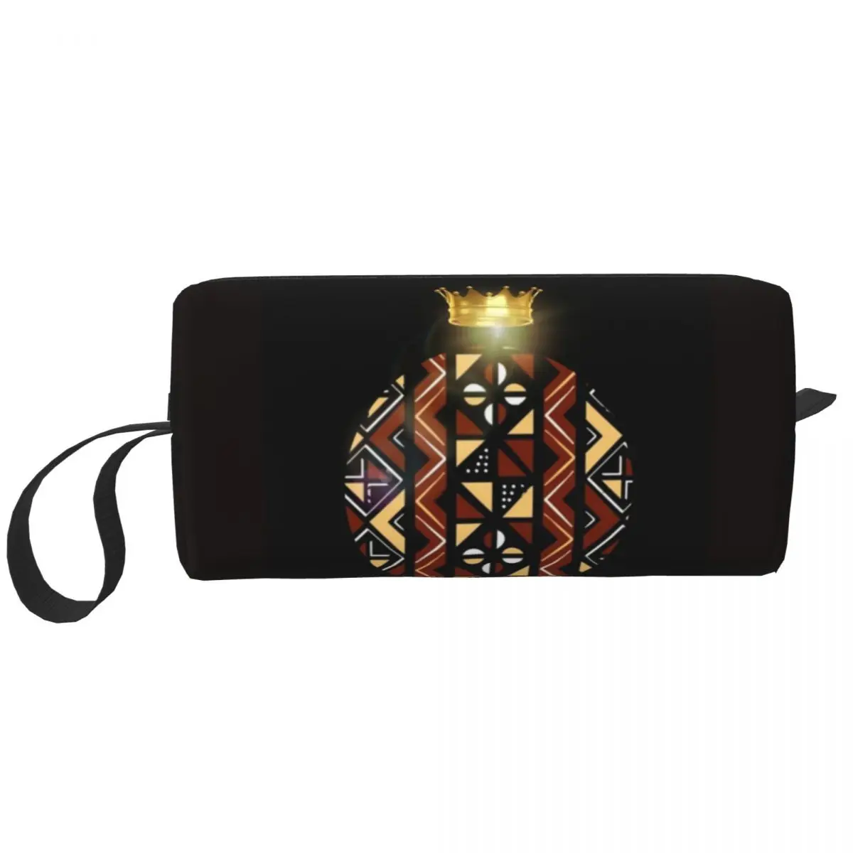 Africano mandalian padrão estojo para meninos e meninas, grande capacidade pen bag, caixa de caneta, saco de maquiagem, papelaria